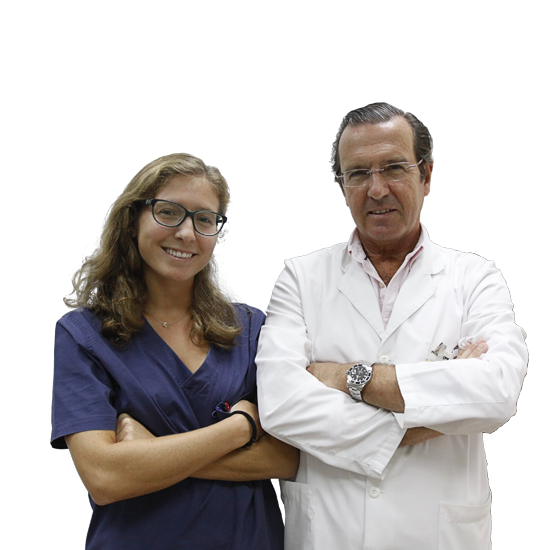 Fernando y Marta López-Fanjul equipo Medicos Clinica Rehberger